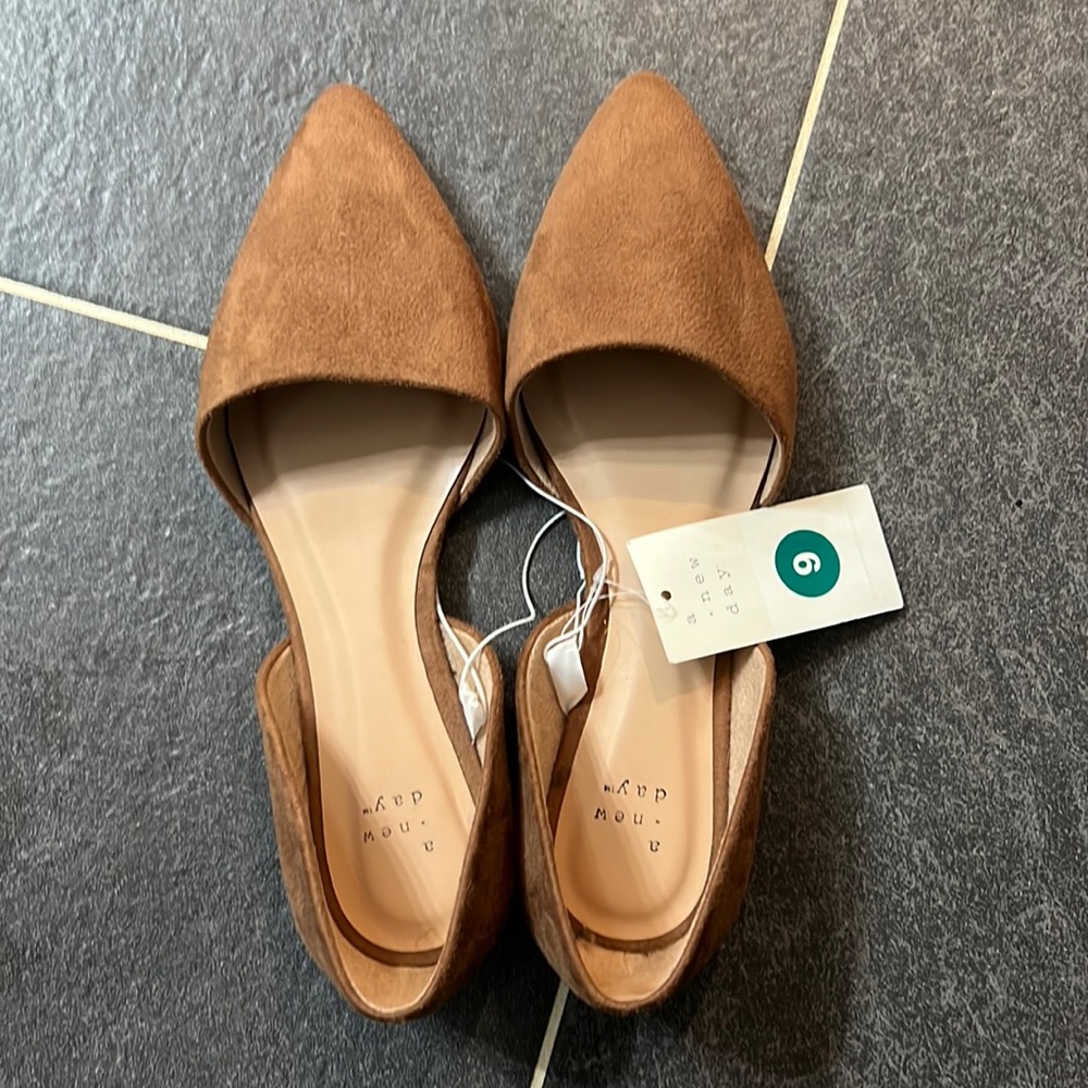 A New Day brown flats